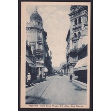 ROSARIO CALLE SANTA FE ANTIGUA TARJETA POSTAL